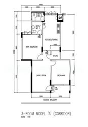 Blk 285 Tampines Street 22 (Tampines), HDB 3 Rooms #561002831